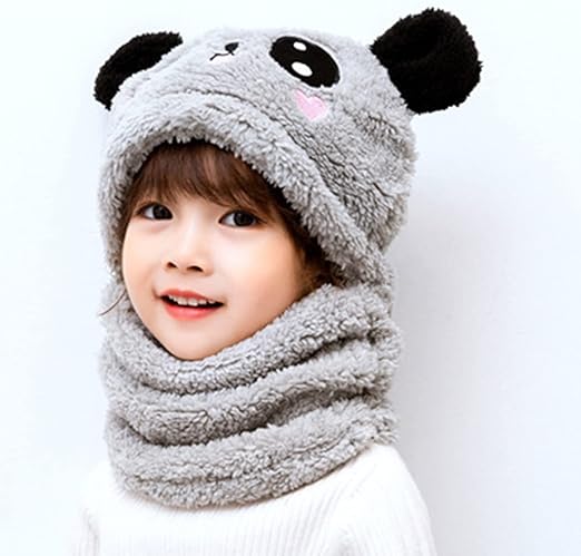 Kids Panda Wool Cap