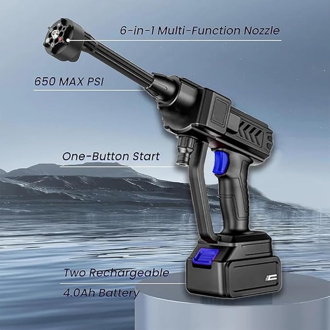 Cordless Portable Pressure Water Gun